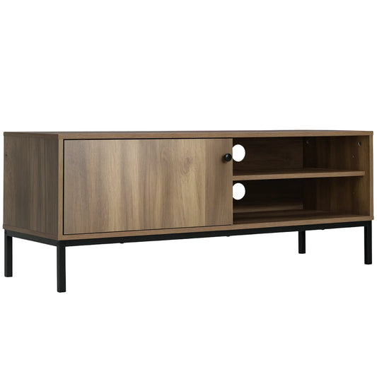 Retro TV Cabinet for 50", Adjustable Shelf, Sliding Door, Living Room TV Stands Coffee at Gallery Canada