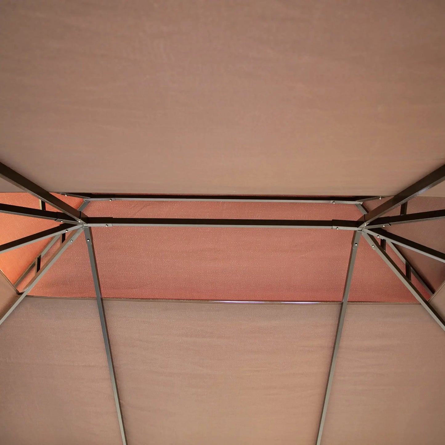 10 x 13ft Aluminum Gazebo, Double Tier Canopy, Netting, Curtains, Coffee Gazebos at Gallery Canada