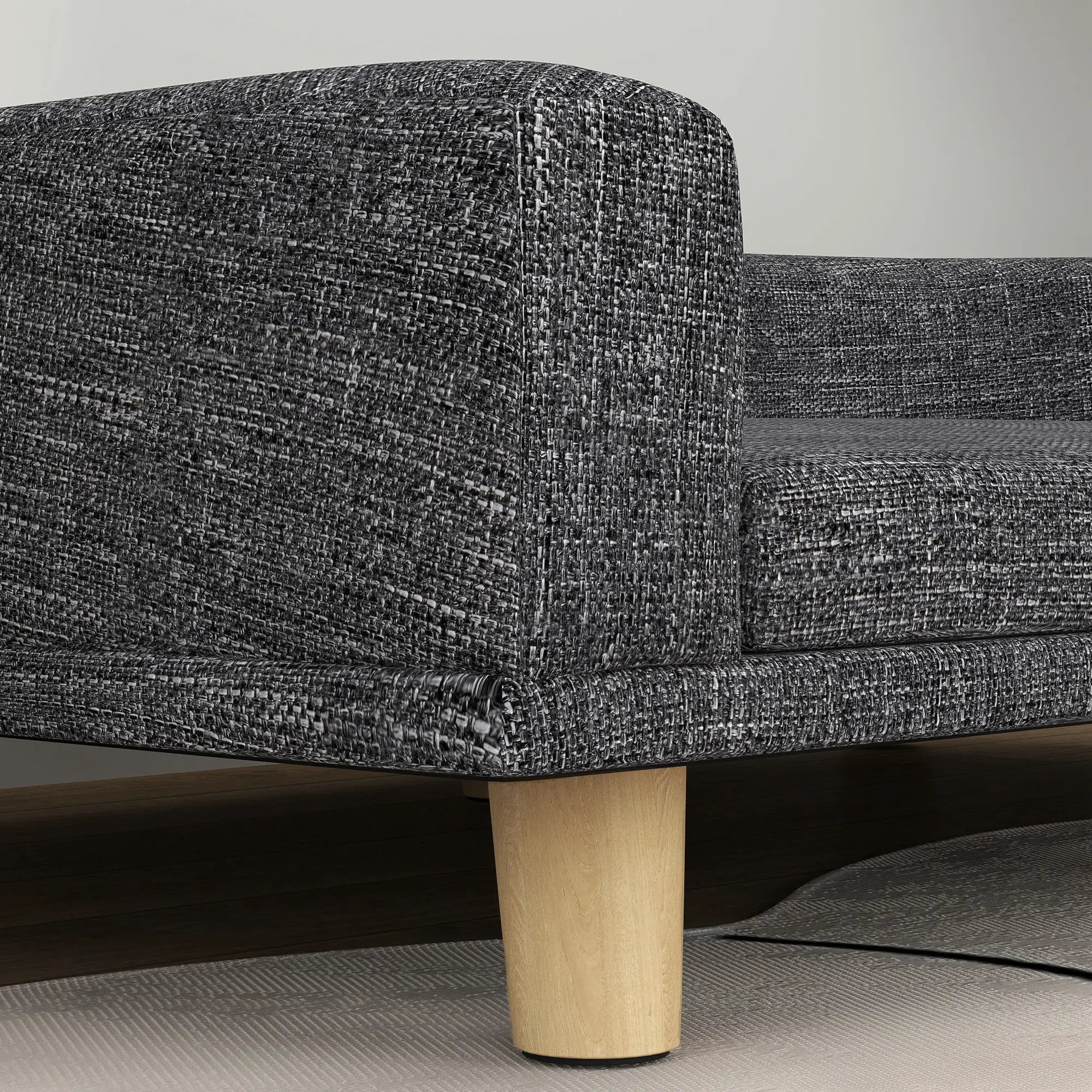 Large Dog Sofa with Washable Cover, Anti-Slip Pads, Dark Grey Dog Sofas at Gallery Canada