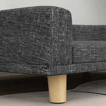 Large Dog Sofa with Washable Cover, Anti-Slip Pads, Dark Grey Dog Sofas at Gallery Canada