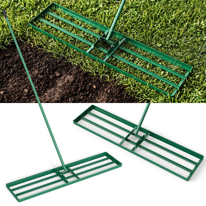 42 x 10 Inch Lawn Leveling Rake, Ergonomic Handle, Green Garden Tools at Gallery Canada