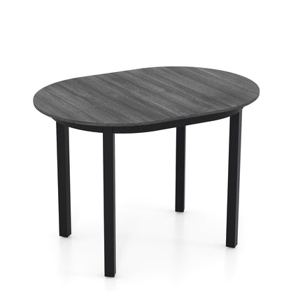 43 Inch Wooden Dining Table with Rubber Wood Legs for 2-4 People, Black Dining Tables at Gallery Canada