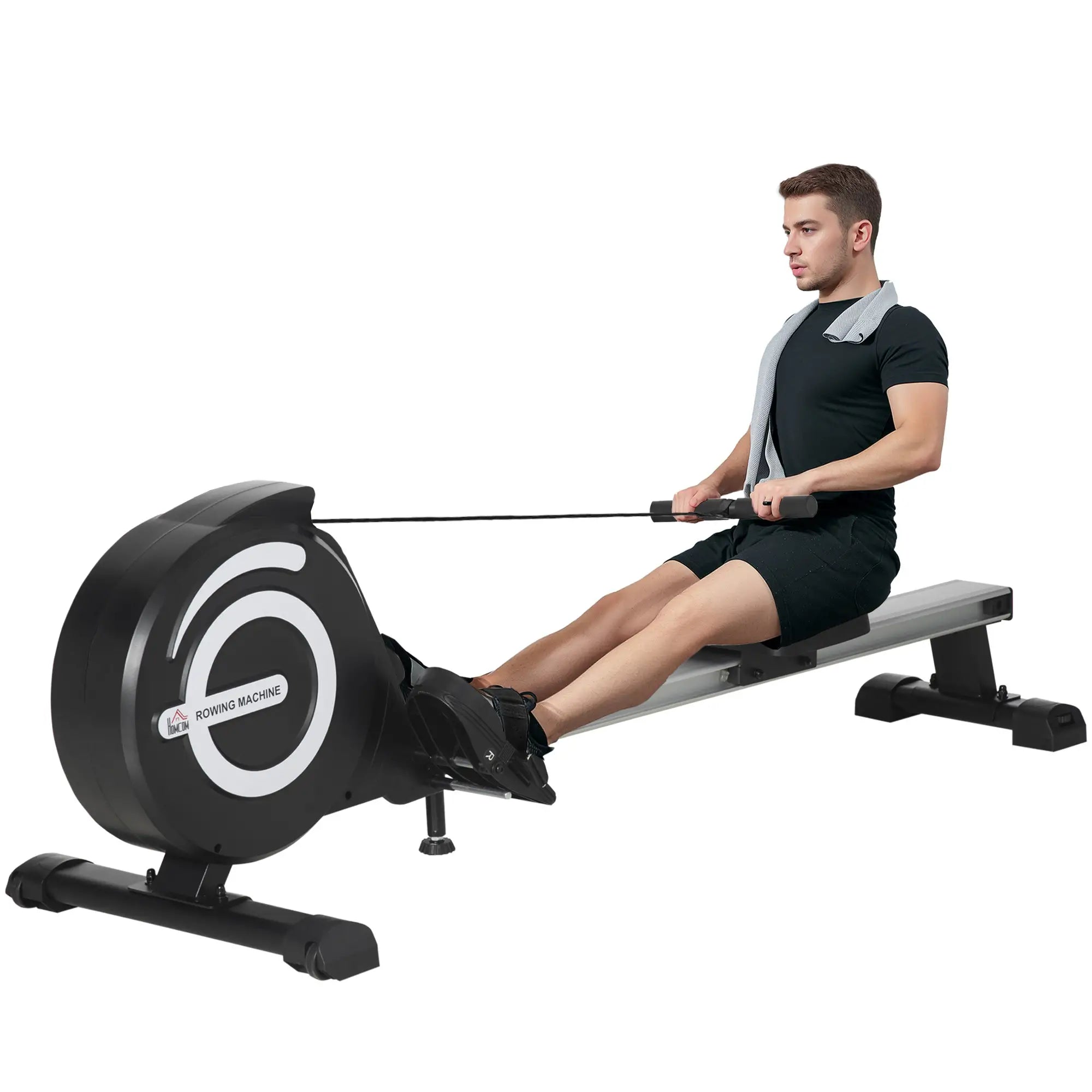 Magnetic Rowing Machine, Adjustable Resistance, LCD Monitor, Full Body Fitness Aerobic Equipment at Gallery Canada