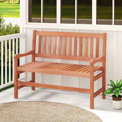 44 Inch 2-Seat Outdoor Loveseat Bench Outdoor Benches at Gallery Canada