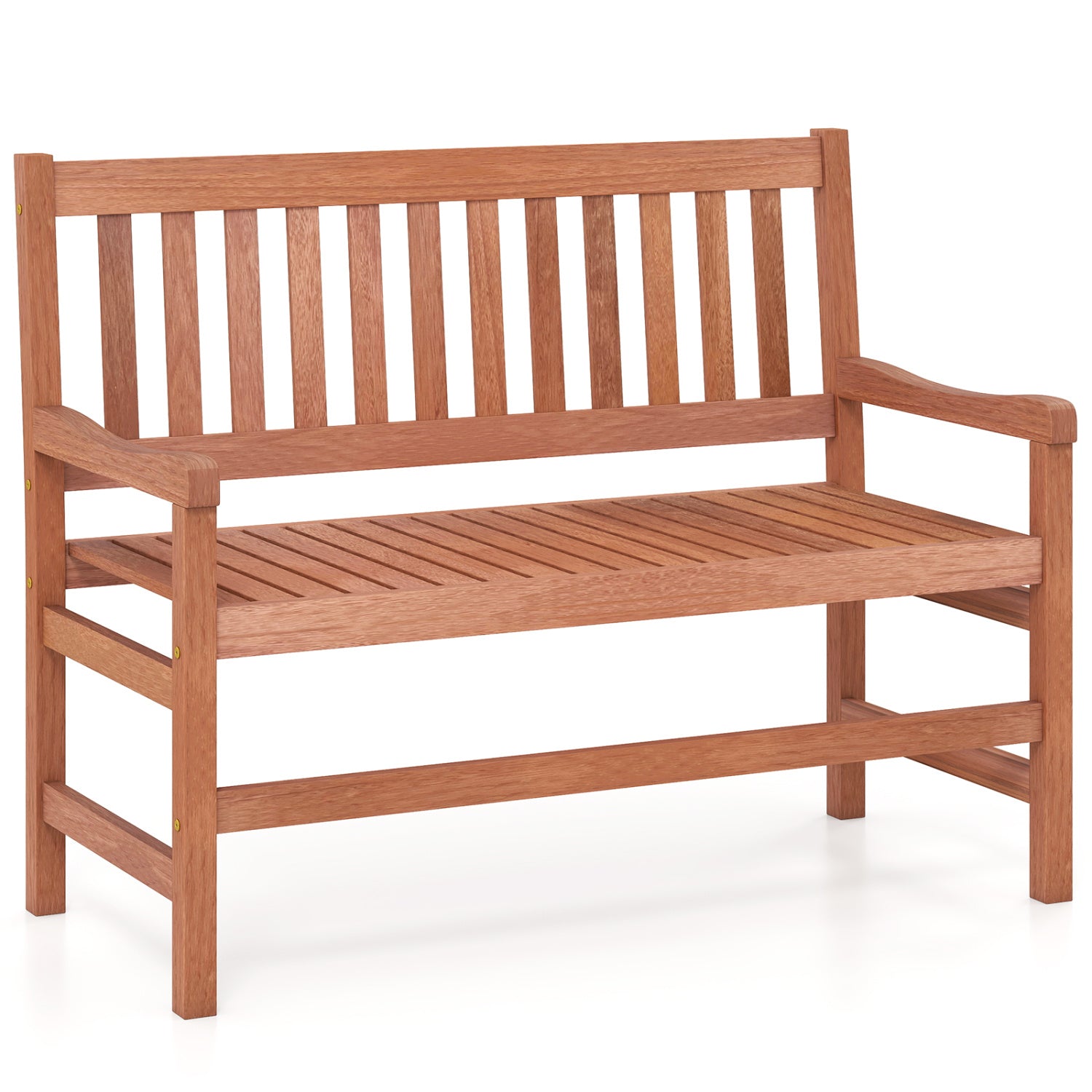 44 Inch 2-Seat Outdoor Loveseat Bench Outdoor Benches Teak at Gallery Canada