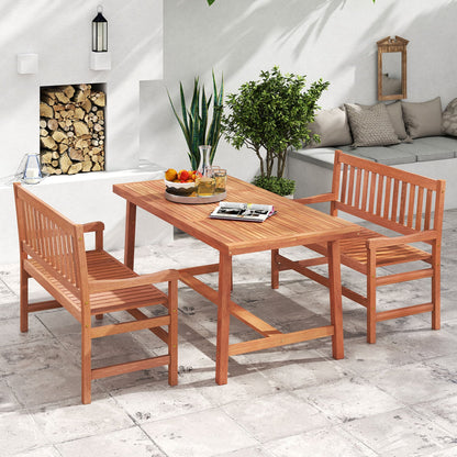 44 Inch 2-Seat Outdoor Loveseat Bench Outdoor Benches at Gallery Canada