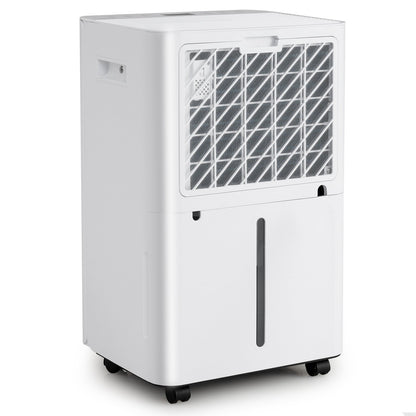 4500 Sq.Ft 54 Pints Dehumidifier with Drain Hose for Home, White Dehumidifiers at Gallery Canada