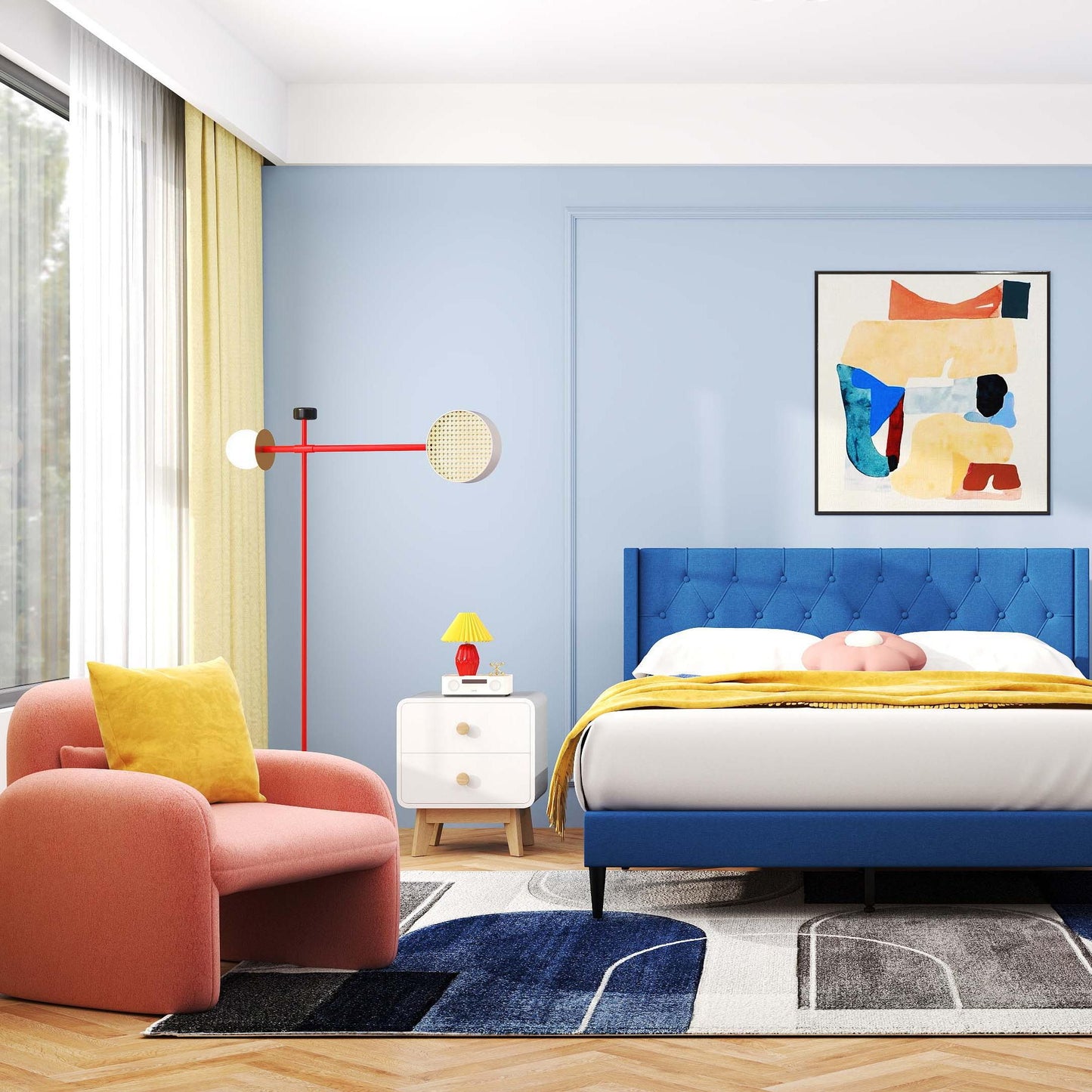 Modern Glam 3-Piece Bedroom Set Bedroom at Gallery Canada