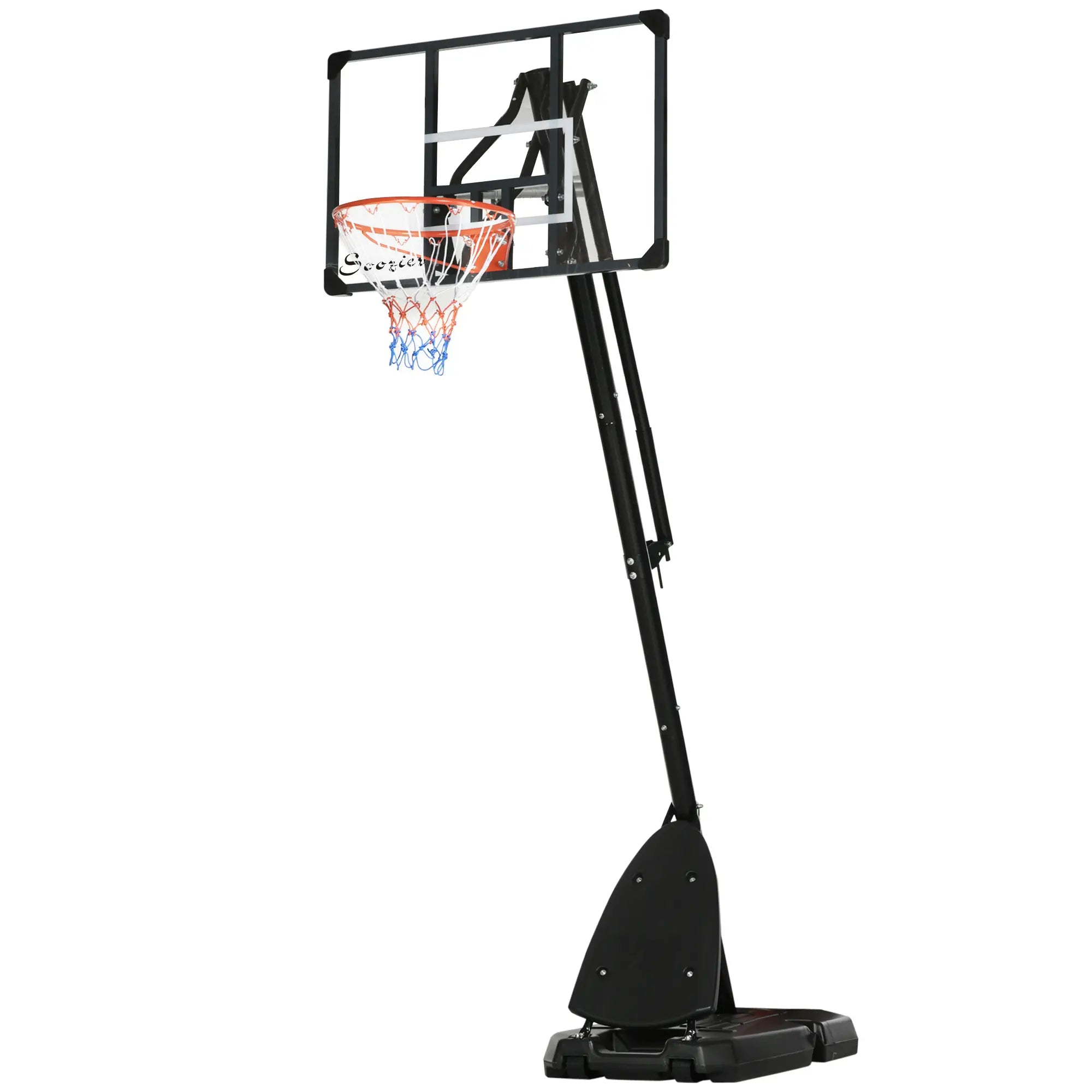 Portable Basketball Hoop and Stand with Backboard, 115.4
