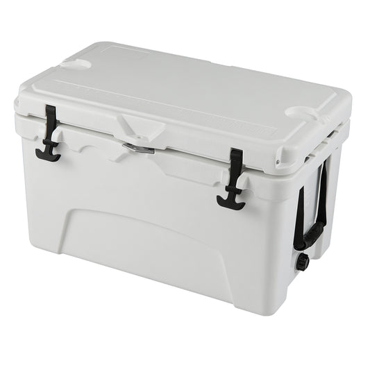 45 Quart Portable Hard Cooler Insulated Ice Chest Keeps Cool for up to 6 Days, White Coolers White at Gallery Canada