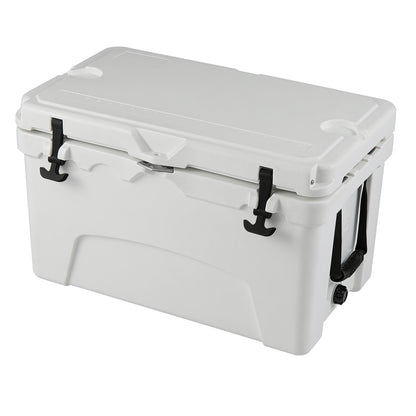 45 Quart Portable Hard Cooler Insulated Ice Chest Keeps Cool for up to 6 Days, White Coolers White at Gallery Canada