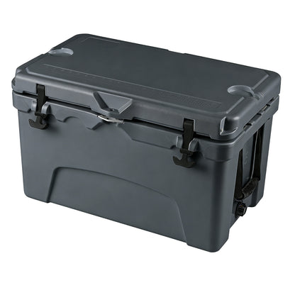 45 Quart Portable Hard Cooler, Insulated Ice Chest, Gray Coolers at Gallery Canada