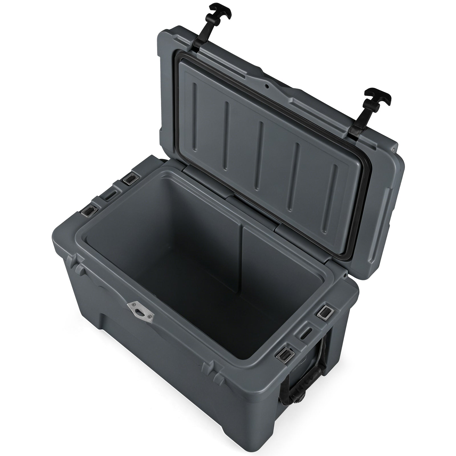 45 Quart Portable Hard Cooler, Insulated Ice Chest, Gray Coolers at Gallery Canada
