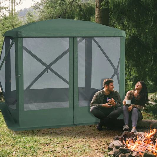 Pop-Up Tent, Foldable, Zippered Door, Ground Stakes, Fits 3-4 People, Green Pop Up Canopies Green at Gallery Canada