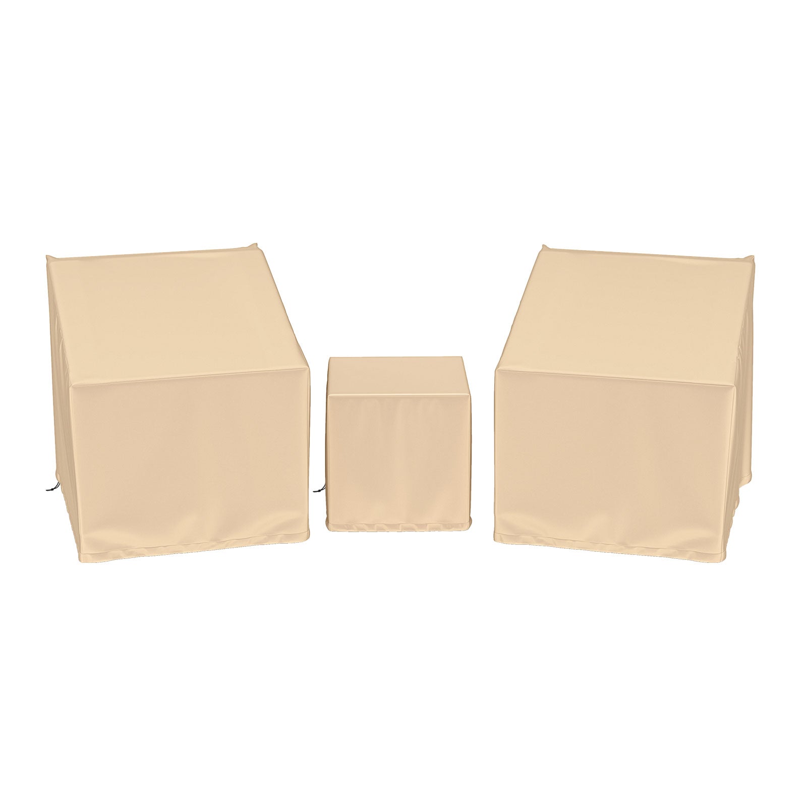 Patio Furniture Covers Waterproof Outdoor Conversation Covers for 3 Pieces Bistro Set, Beige Outdoor Furniture Accessories at Gallery Canada