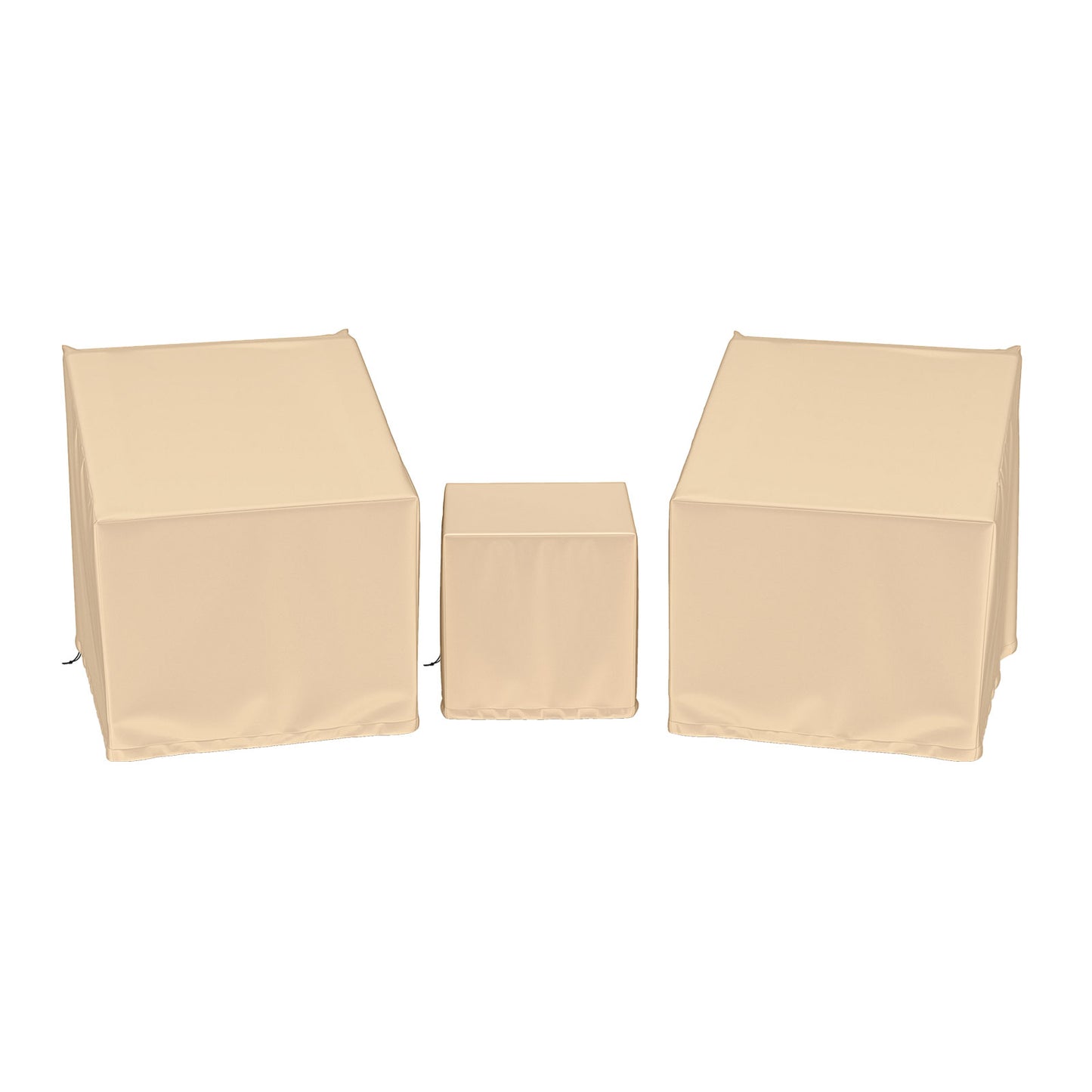 Patio Furniture Covers Waterproof Outdoor Conversation Covers for 3 Pieces Bistro Set, Beige Outdoor Furniture Accessories Beige at Gallery Canada