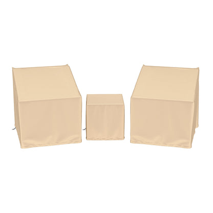 Waterproof Outdoor Patio Furniture Covers, 3-Piece Bistro Set, Beige Outdoor Furniture Accessories at Gallery Canada