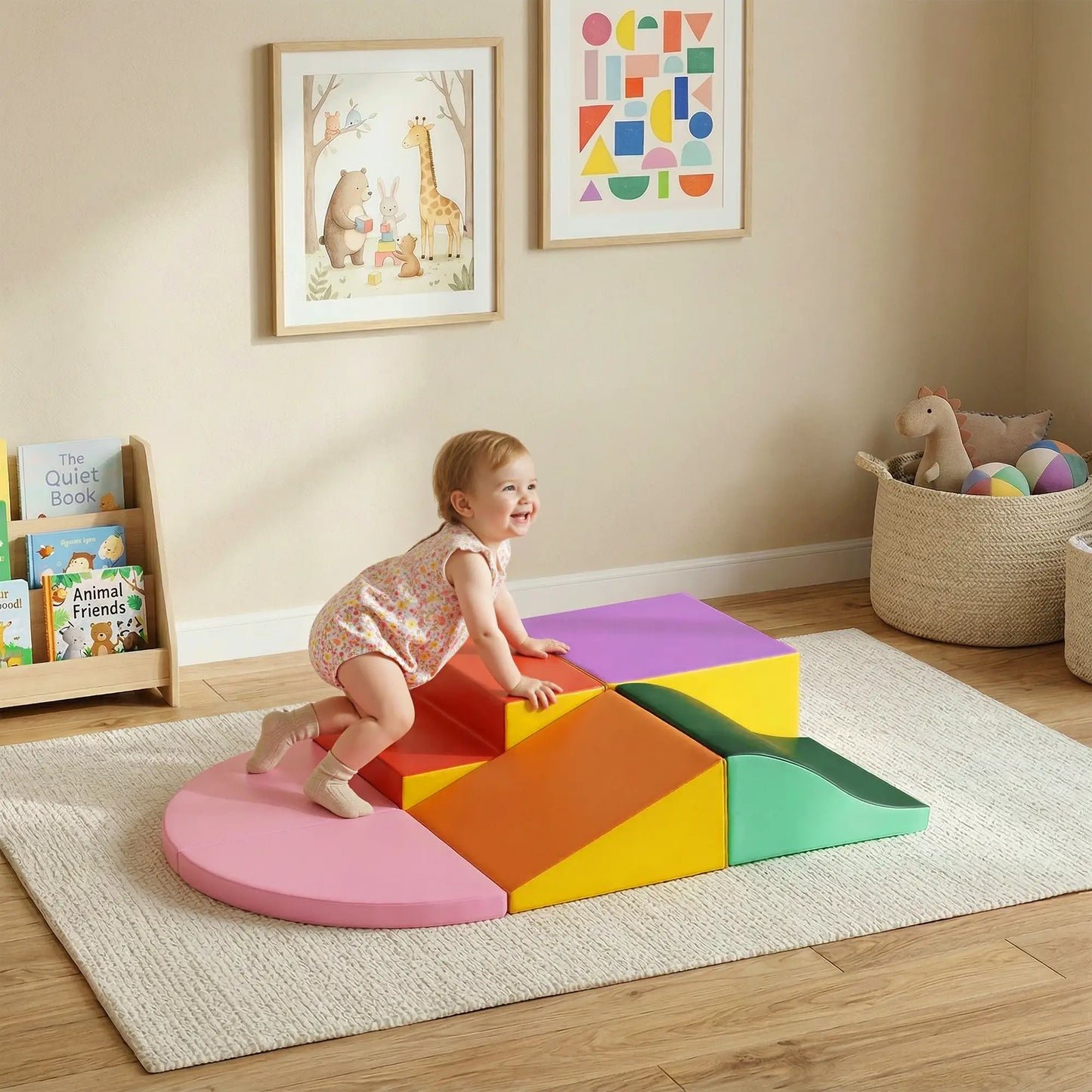 6-Piece Soft Play Set, 12-36 Months, Pink, Red Toy Playsets at Gallery Canada