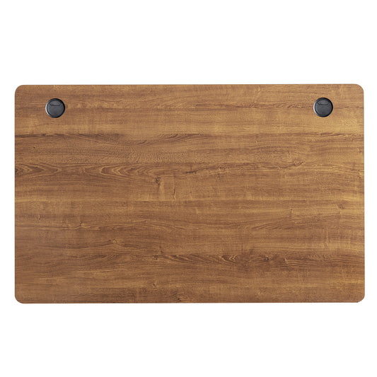 47 Inch x 30 Inch Universal Tabletop, Walnut, Standard And Standing Desk Office Desks Walnut at Gallery Canada