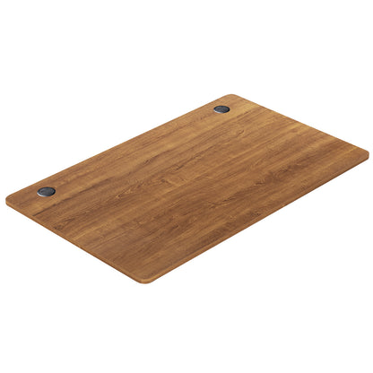 47 Inch x 30 Inch Universal Tabletop, Walnut, Standard And Standing Desk Office Desks at Gallery Canada