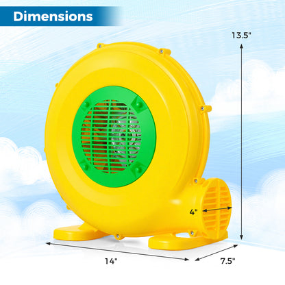 480W Bounce House Blower with Handle and Ground Stakes Air Blowers at Gallery Canada