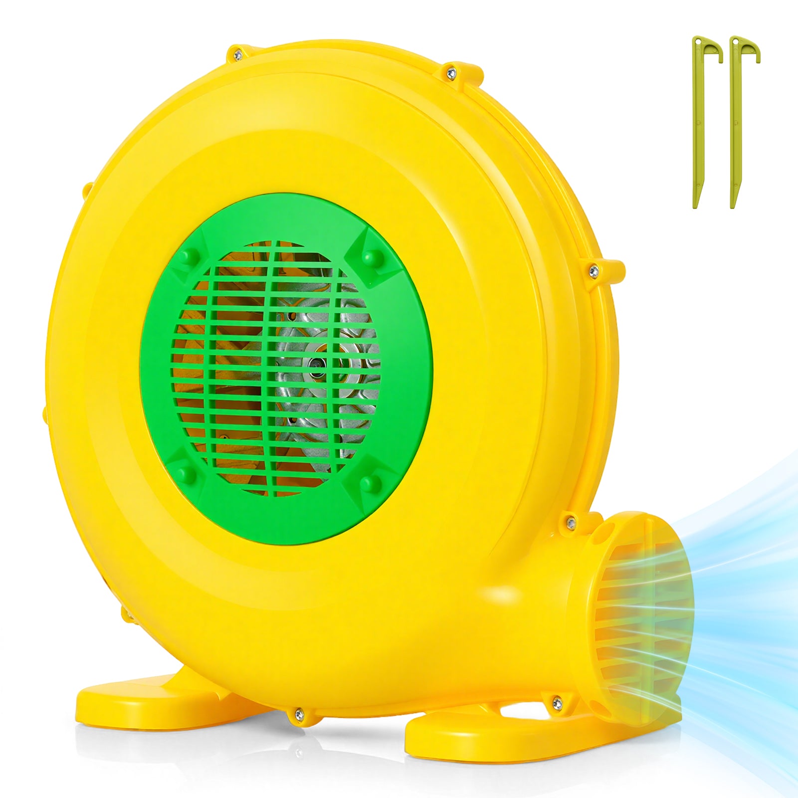 480W Bounce House Blower with Handle and Ground Stakes Air Blowers at Gallery Canada