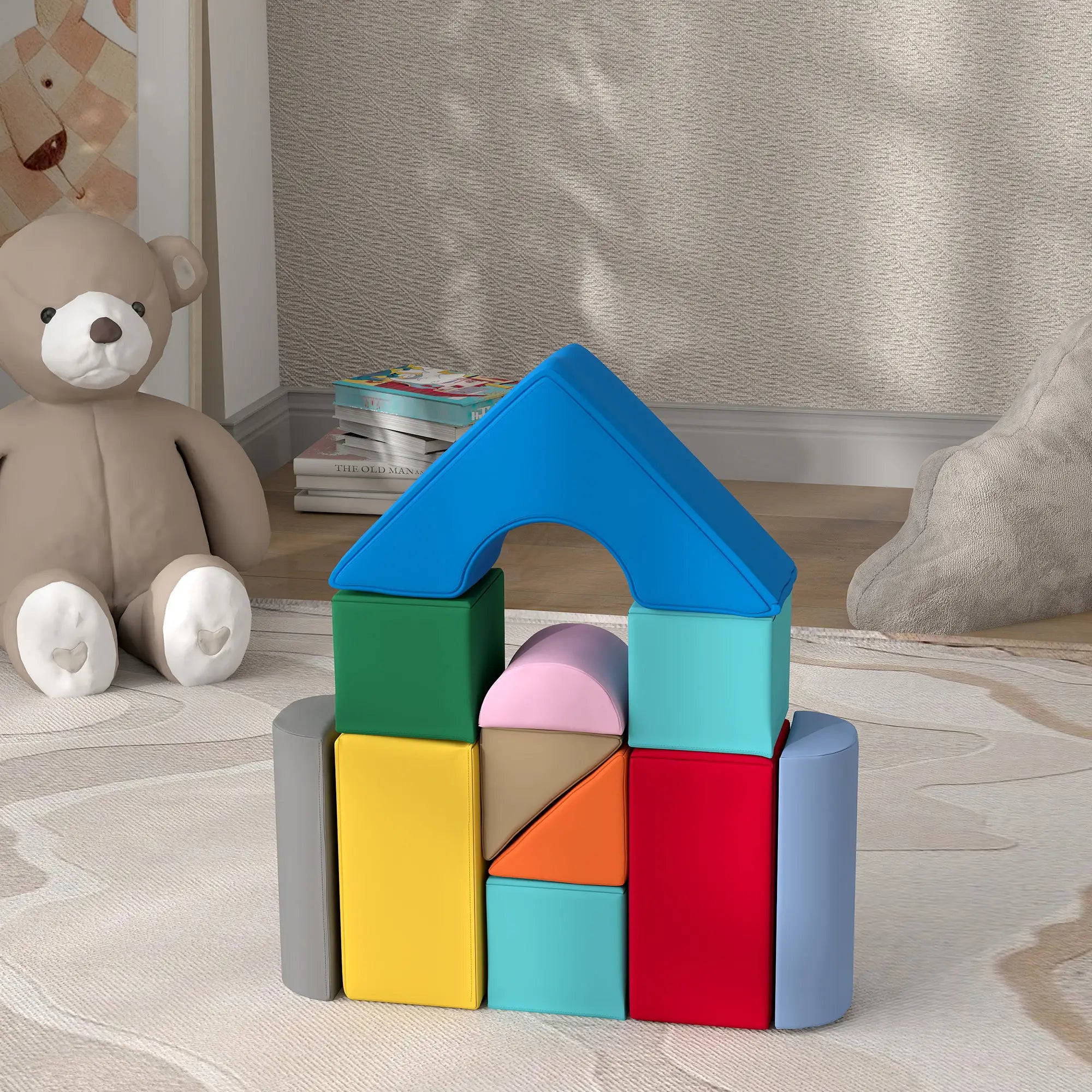 11 Piece Soft Play Equipment, for Kids 6-72 Months, Dark Baby Gym & Playmats at Gallery Canada