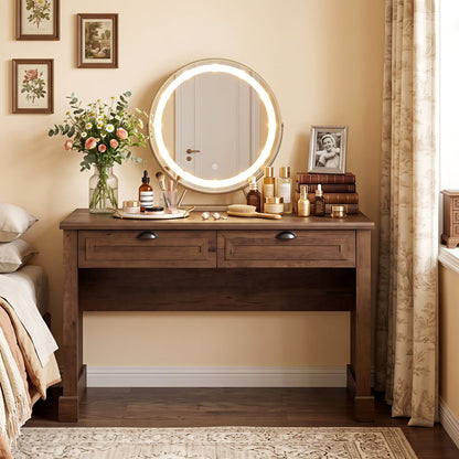 48" Farmhouse Desk, Brown