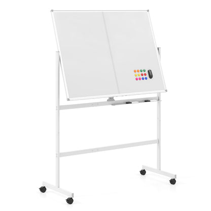 48" x 36" Mobile White Board, Lockable Wheels, White Home Office at Gallery Canada