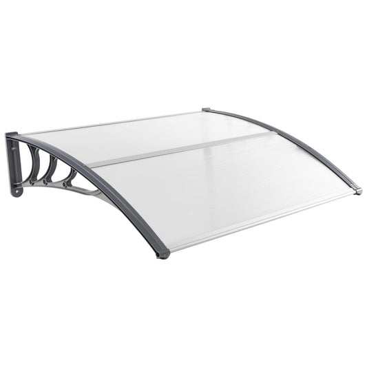48 x 40 Inch Outdoor Front Door Window Awning, Gray Outdoor Shades Gray at Gallery Canada