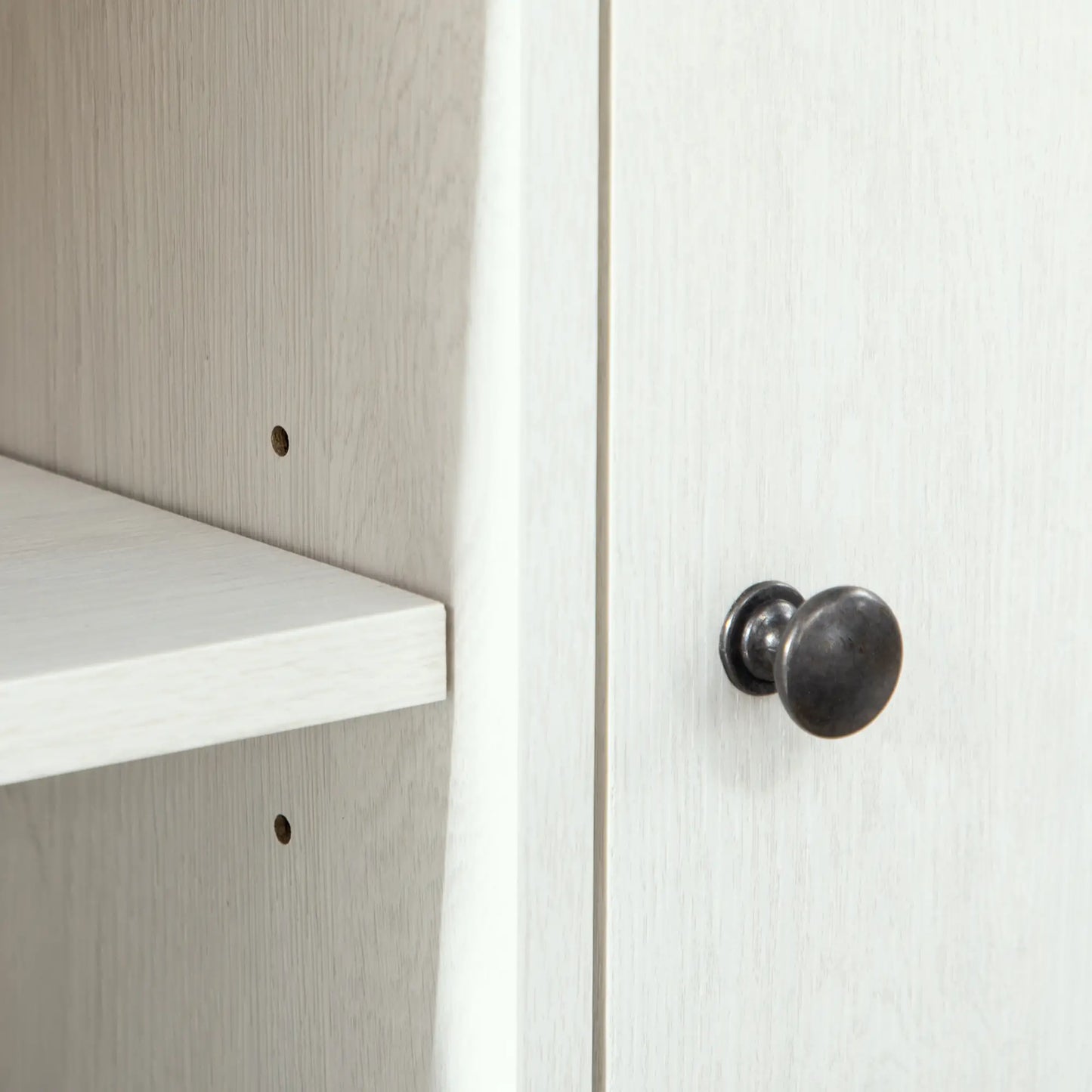 TV Stand for 55" TVs, Storage Cupboard, Shelves, 55.1" x 15.7" x 27", White TV Stands at Gallery Canada