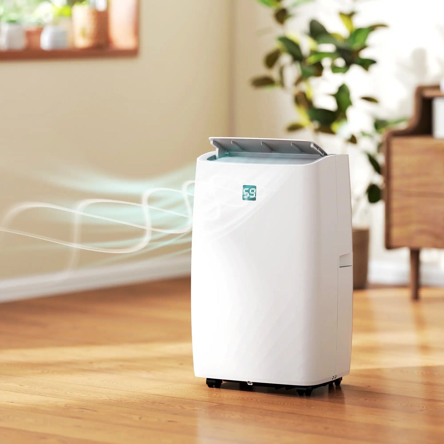 14000 BTU Portable Air Conditioner, Dehumidifier, Fan, 700 Sq. Ft, Cool Air Conditioner White at Gallery Canada