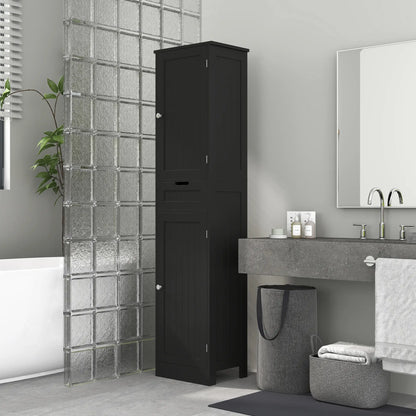 Freestanding Bathroom Cabinet, Drawer and 2 Doors, Tall Cupboard Bathroom Cabinets at Gallery Canada