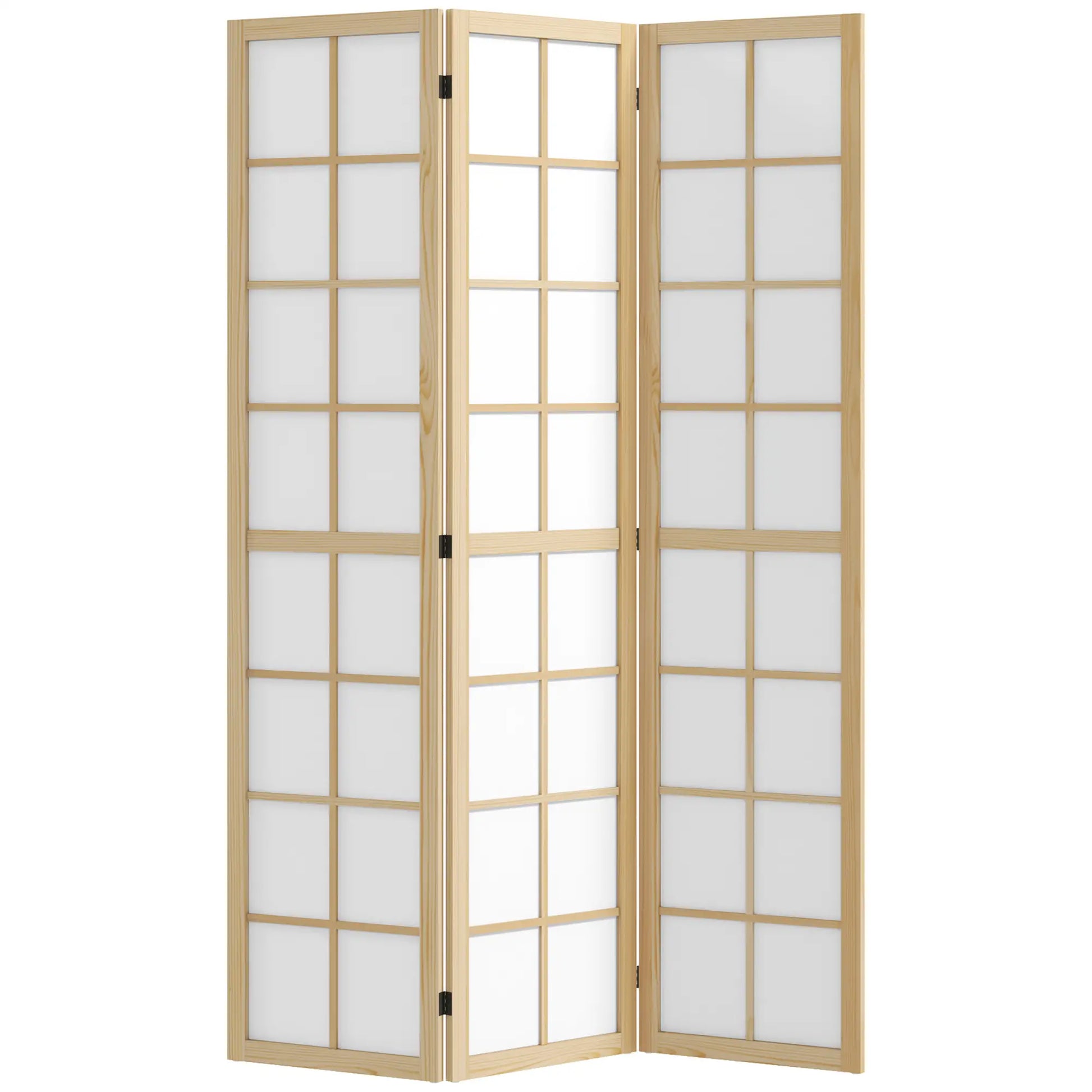 3 Panel Room Divider, 5.6 ft Folding Partition, Home Office, Bedroom Room Dividers at Gallery Canada