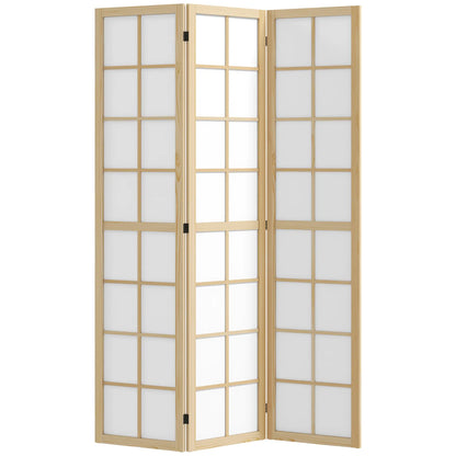 3 Panel Room Divider, 5.6 ft Folding Partition, Home Office, Bedroom Room Dividers at Gallery Canada