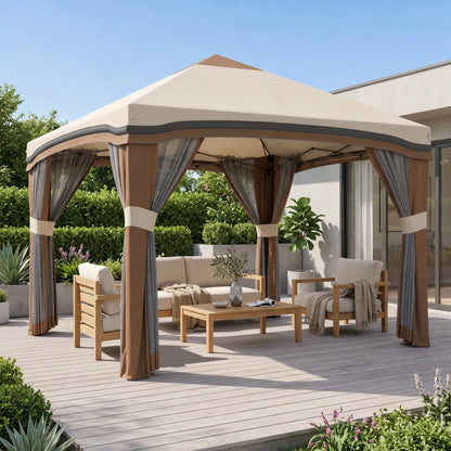10' X 10' Pop Up Canopy With Netting, Foldable Tents, Height Adjustable Pop Up Canopies at Gallery Canada