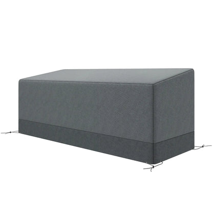 Waterproof 3 Seater Sofa Cover, 75" x 28.3" x 29.9", Grey Patio Furniture Covers Dark Grey, Light Grey at Gallery Canada