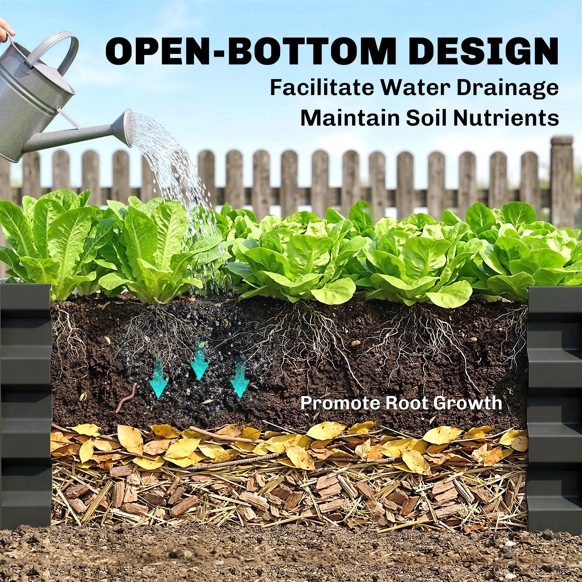 4' x 2' x 1' Galvanized Raised Garden Bed, Set of 2, Grey Galvanized Planter Boxes at Gallery Canada