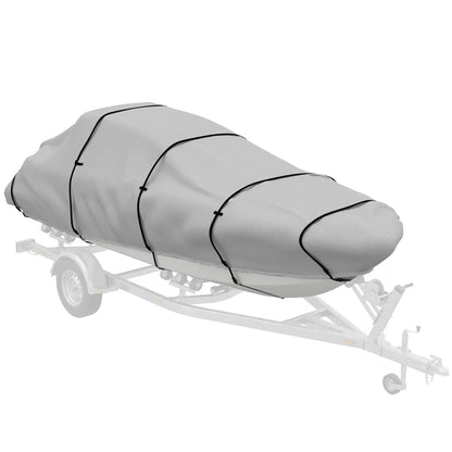19-20 Ft Trailer Boat Cover, 3000mm Waterproof, Light Grey Water Sports & Boating Supplies at Gallery Canada