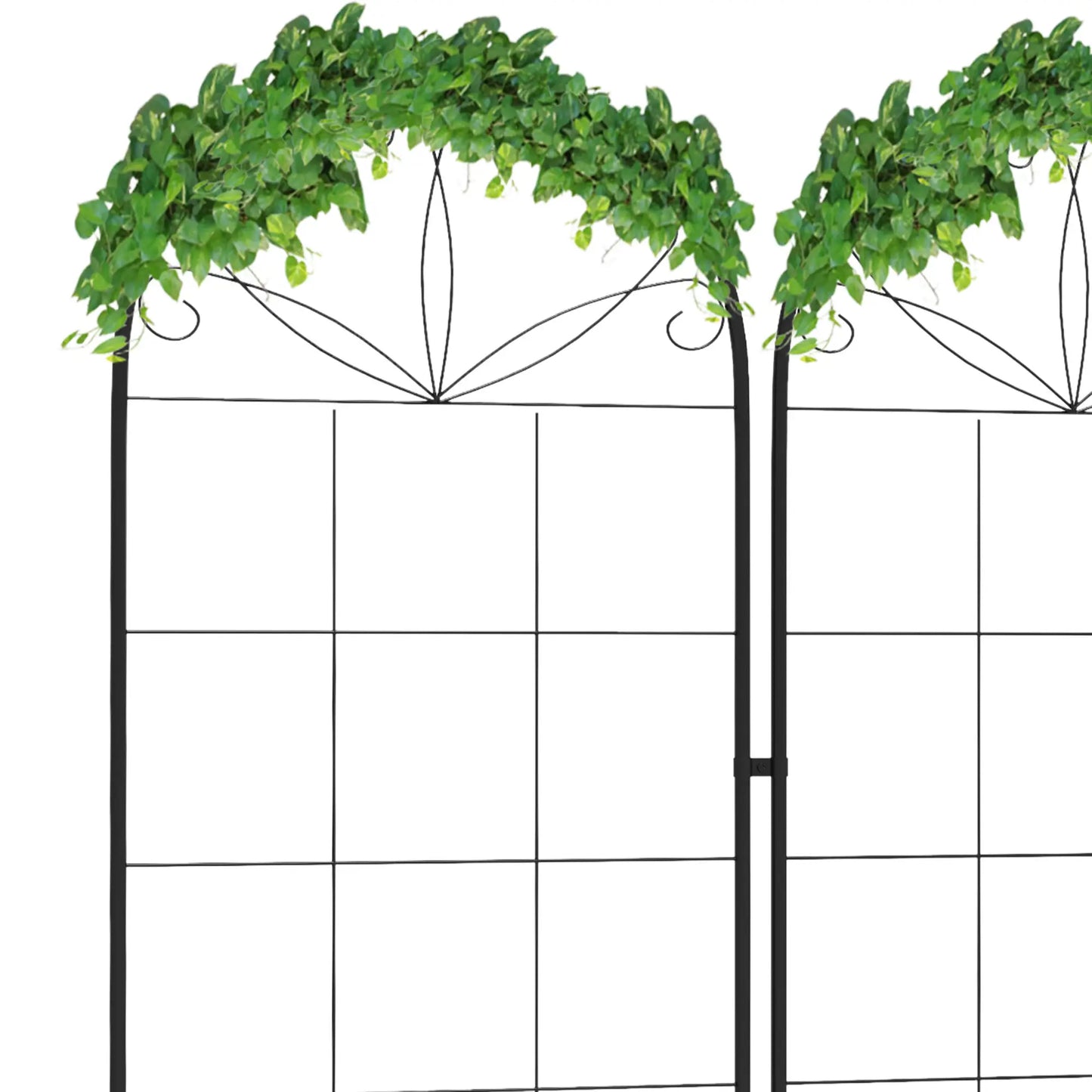 2 Pcs Metal Garden Trellis, Outdoor Plant Support for Climbing Plants Plant Stands at Gallery Canada