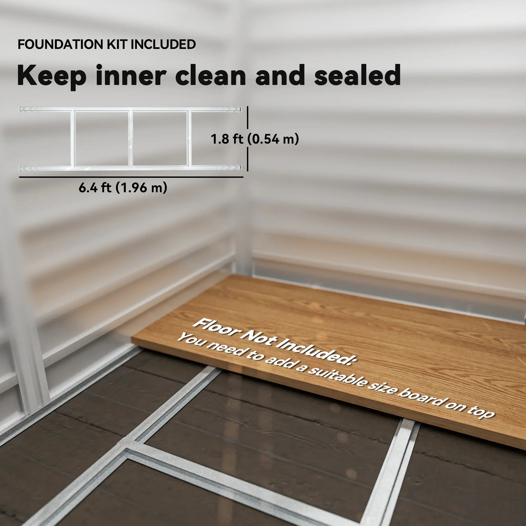 7' x 4' Metal Garden Shed, Lockable Doors, Dark Grey Sheds at Gallery Canada