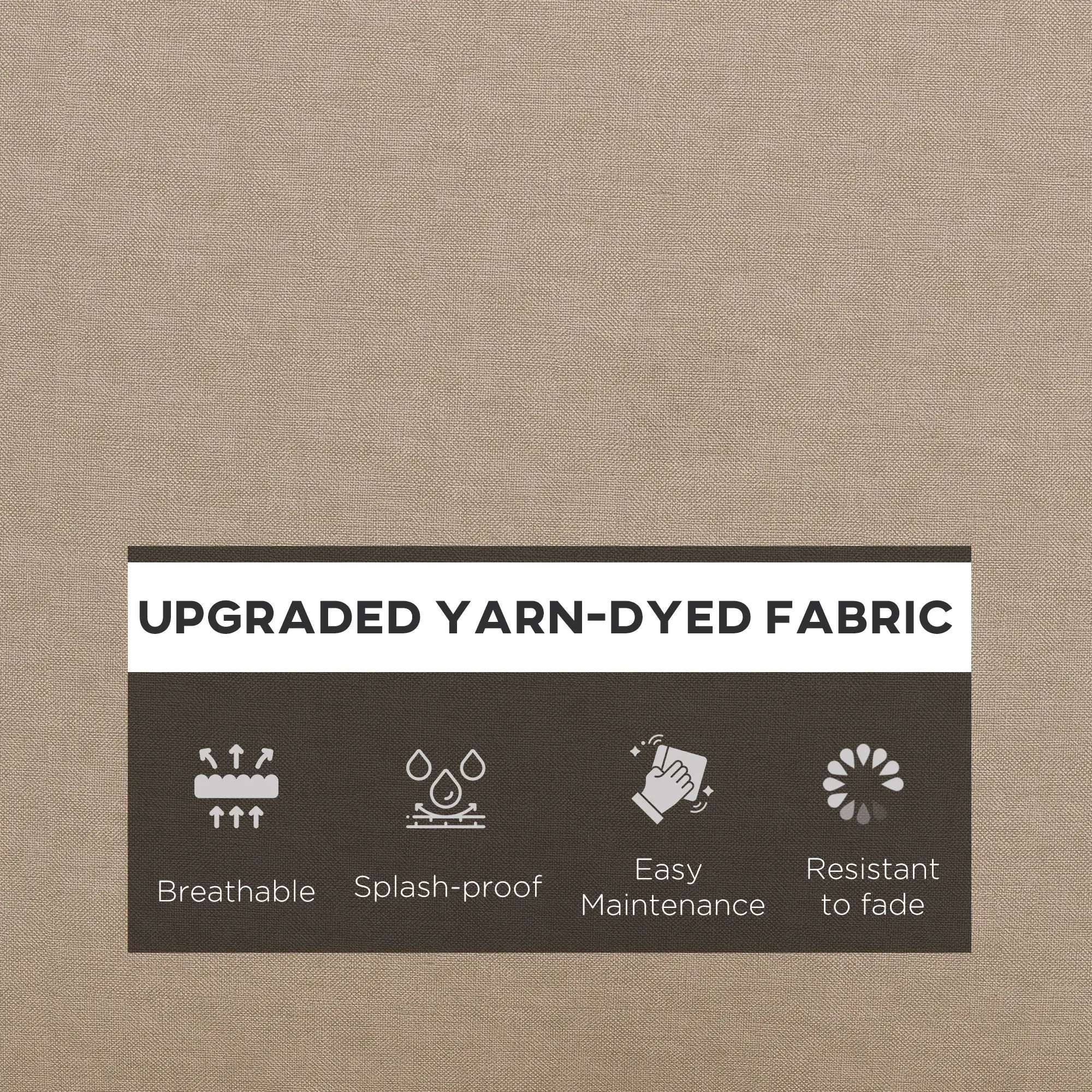 4-Piece Seat Cushion Pillows, Patio Chair Cushions Set, Beige Patio Chair Cushions at Gallery Canada