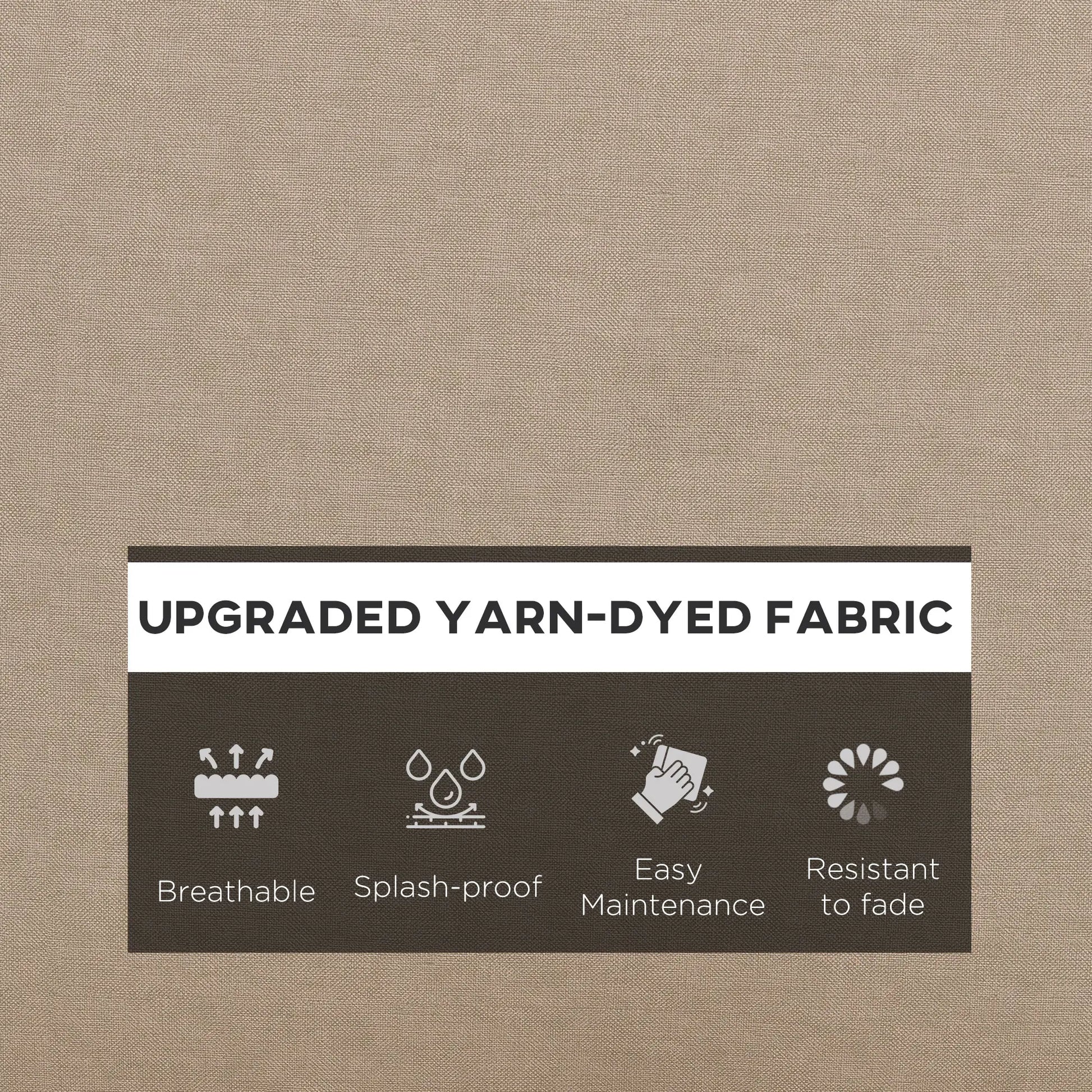 4-Piece Seat Cushion Pillows, Patio Chair Cushions Set, Beige Patio Chair Cushions at Gallery Canada