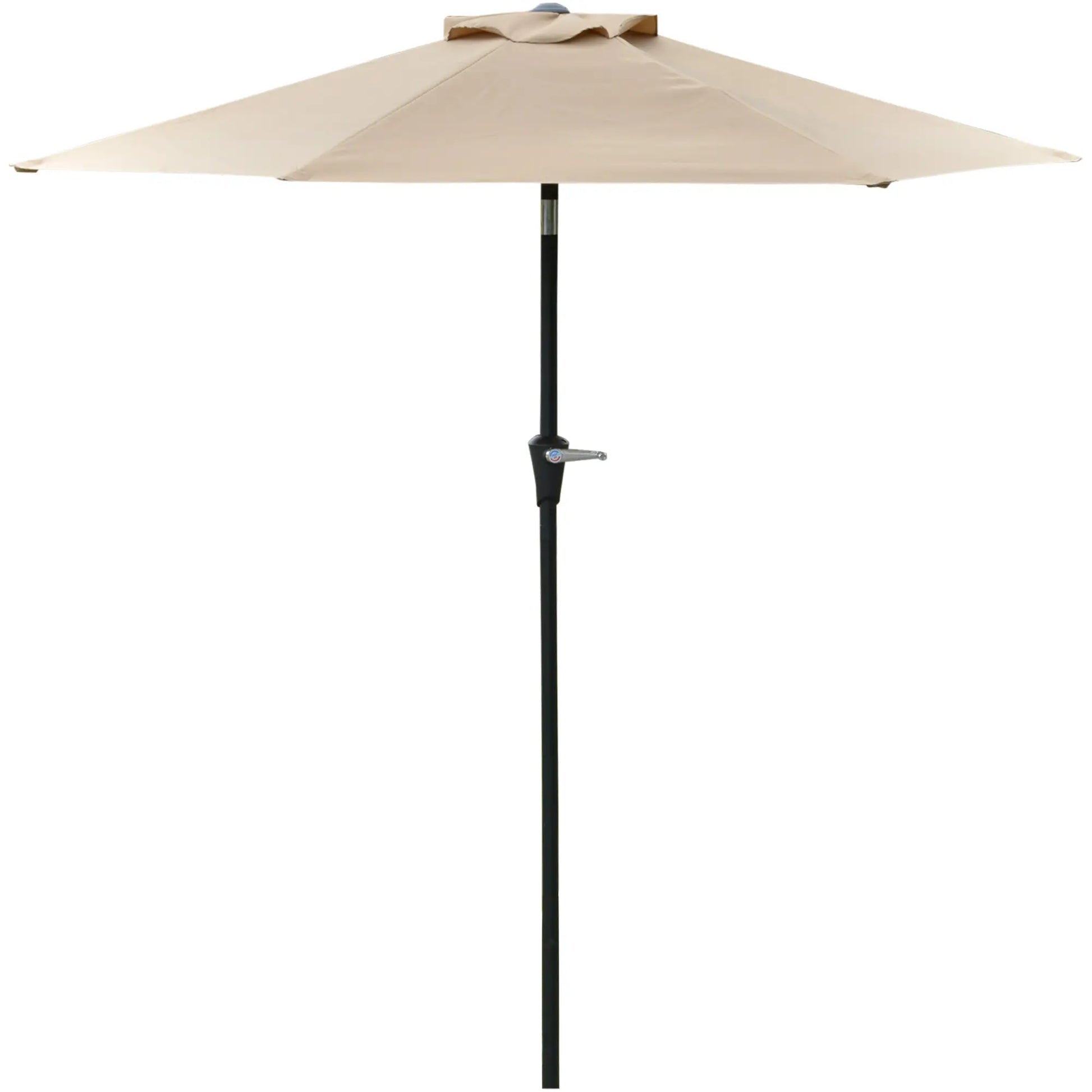 Outdoor Sun Umbrella, 6 Ribs, Khaki Patio Umbrellas Khaki at Gallery Canada