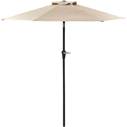 Outdoor Sun Umbrella, 6 Ribs, Khaki Patio Umbrellas Khaki at Gallery Canada