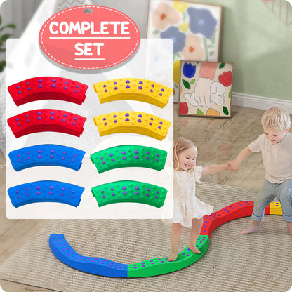 8PCs Kids Balance Beam Stepping Stones, Non-Slip Foot Pads Baby Gym & Playmats at Gallery Canada