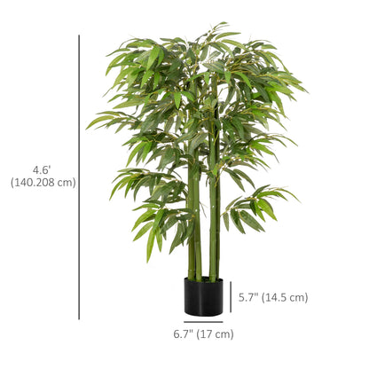 4.5FT Artificial Bamboo Tree, Faux Plant in Nursery Pot, Indoor Decor Artificial Trees at Gallery Canada