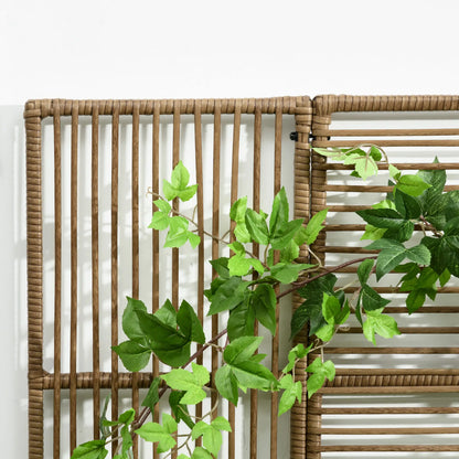 Raised Garden Bed with Lattice Trellis, Rattan Planter with Storage, Sand Brown Raised Garden Beds at Gallery Canada