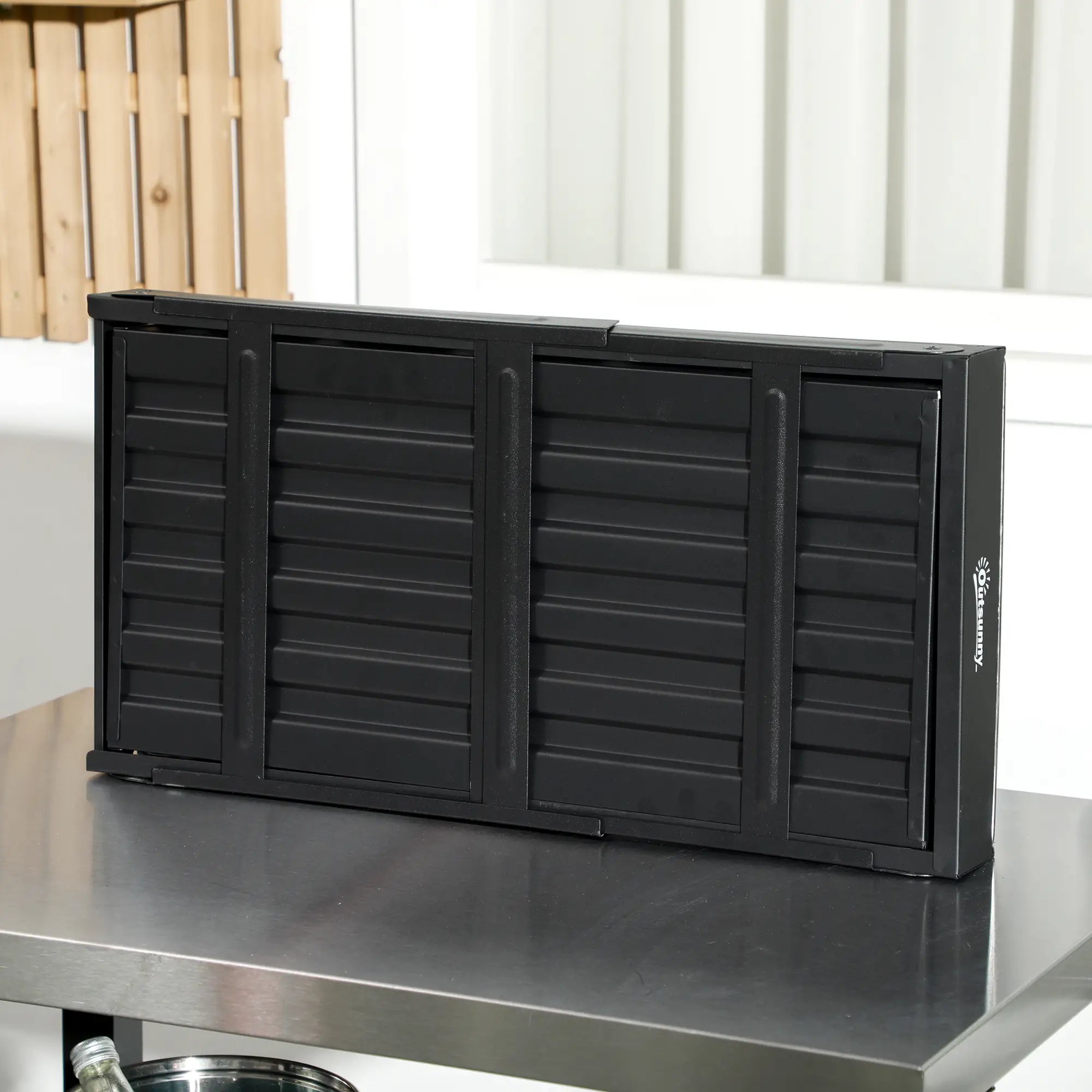 Portable Charcoal Grill With Pull-Out Basin, Folding Tabletop BBQ, Black Charcoal BBQ Grils at Gallery Canada