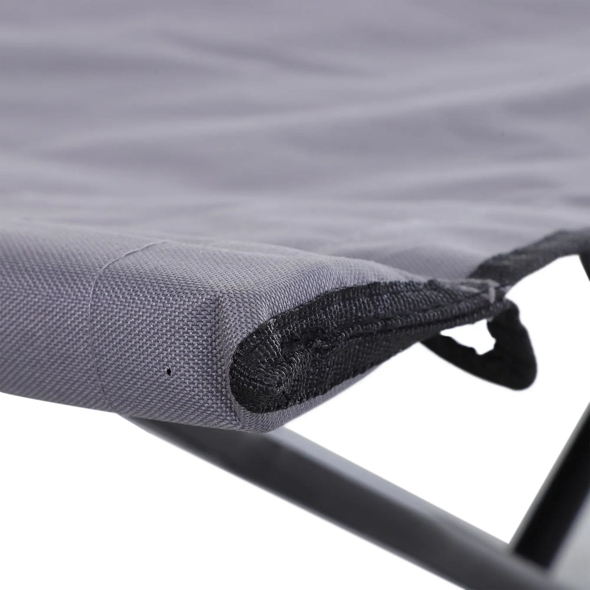 76" Two Person Folding Camping Cot, Portable Military Bed, Grey Camping Cots at Gallery Canada